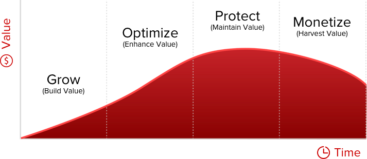 Value vs. Time Graph