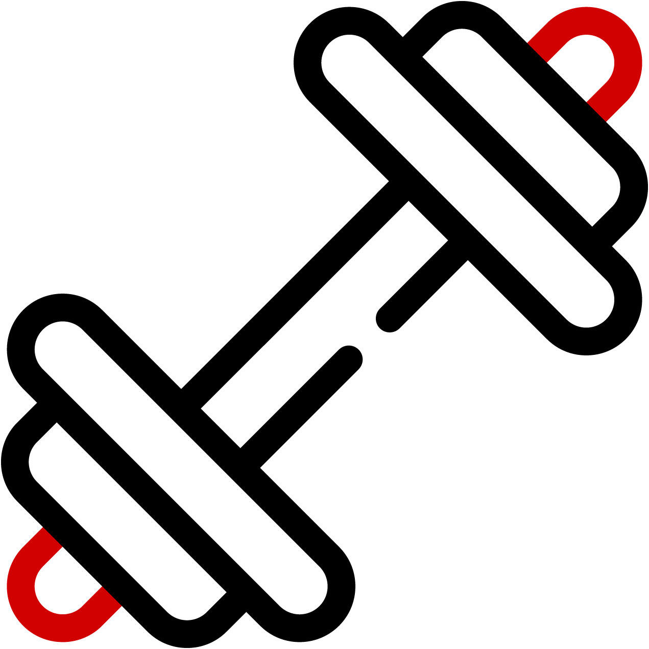 Icon of a dumbbell