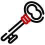 Icon of a key