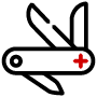 Icon of a Swiss Army Knife