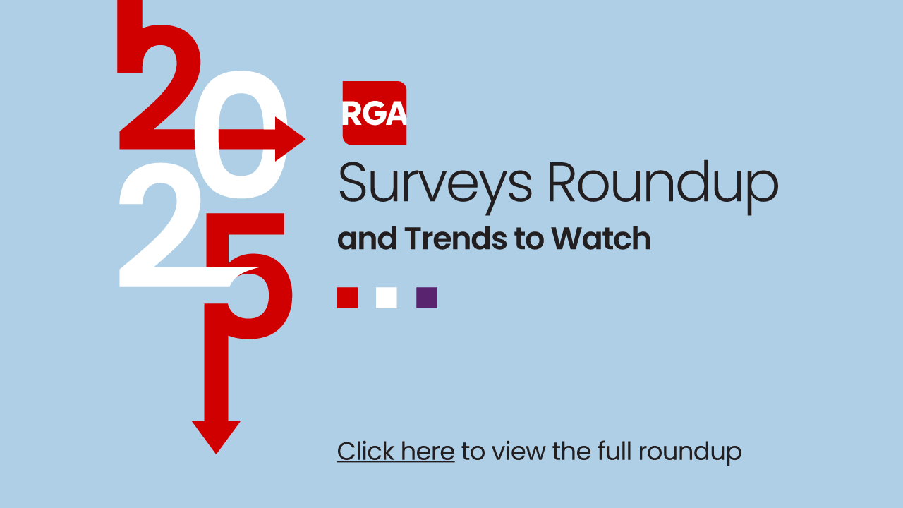 Graphic for RGA's 2025 Survey Report