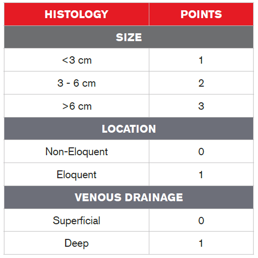 Cerebral Vascular Lesions Graph 1