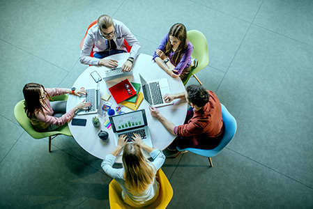 People collaborating