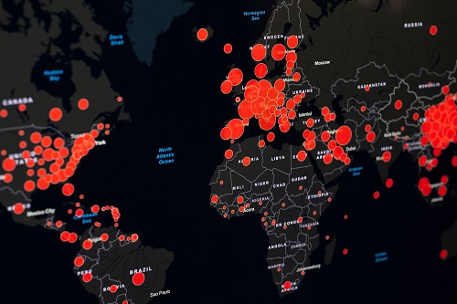 Covid outbreak map