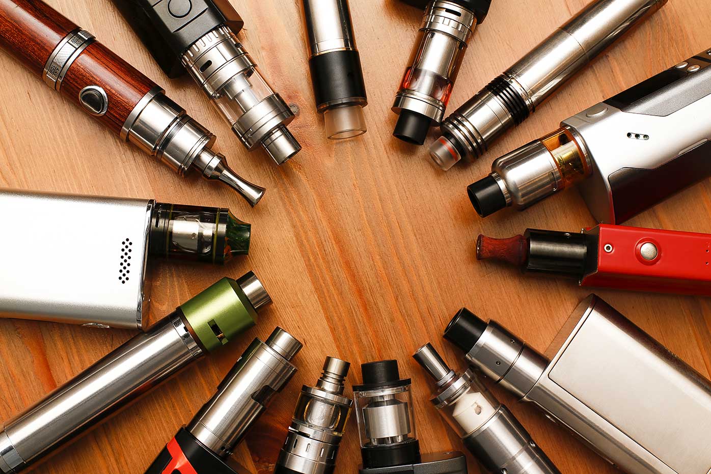 Various e-cigarettes