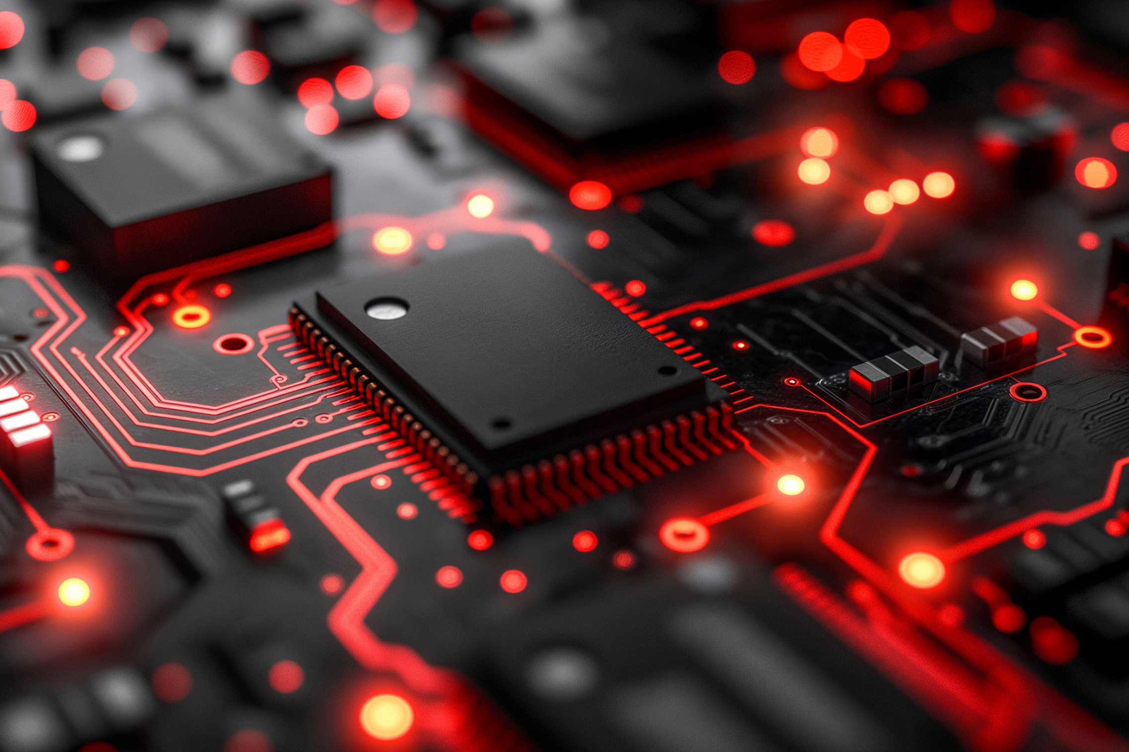 A chip in a computer