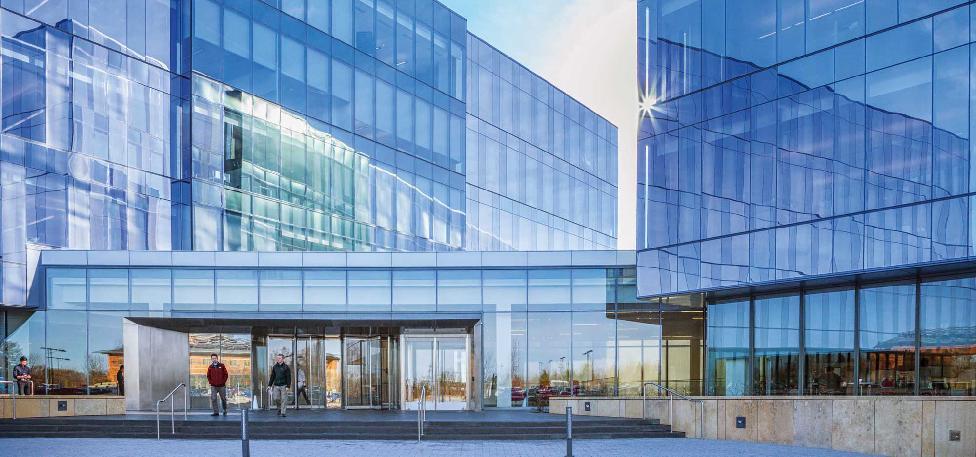 Entrance of RGA's gloal headquarters in Missouri