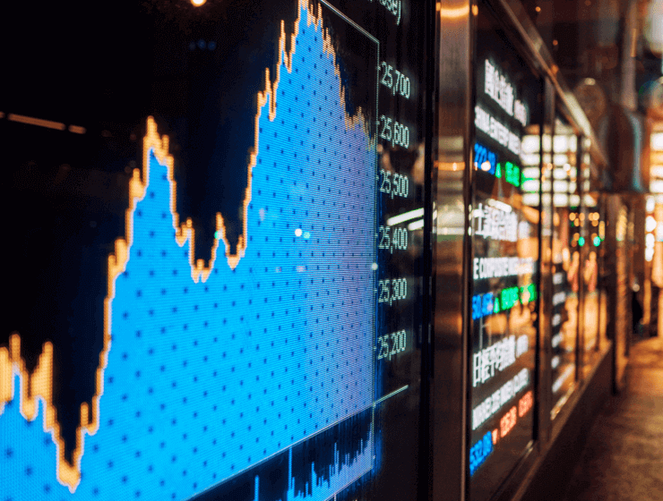 A view of financial results in graphic tables