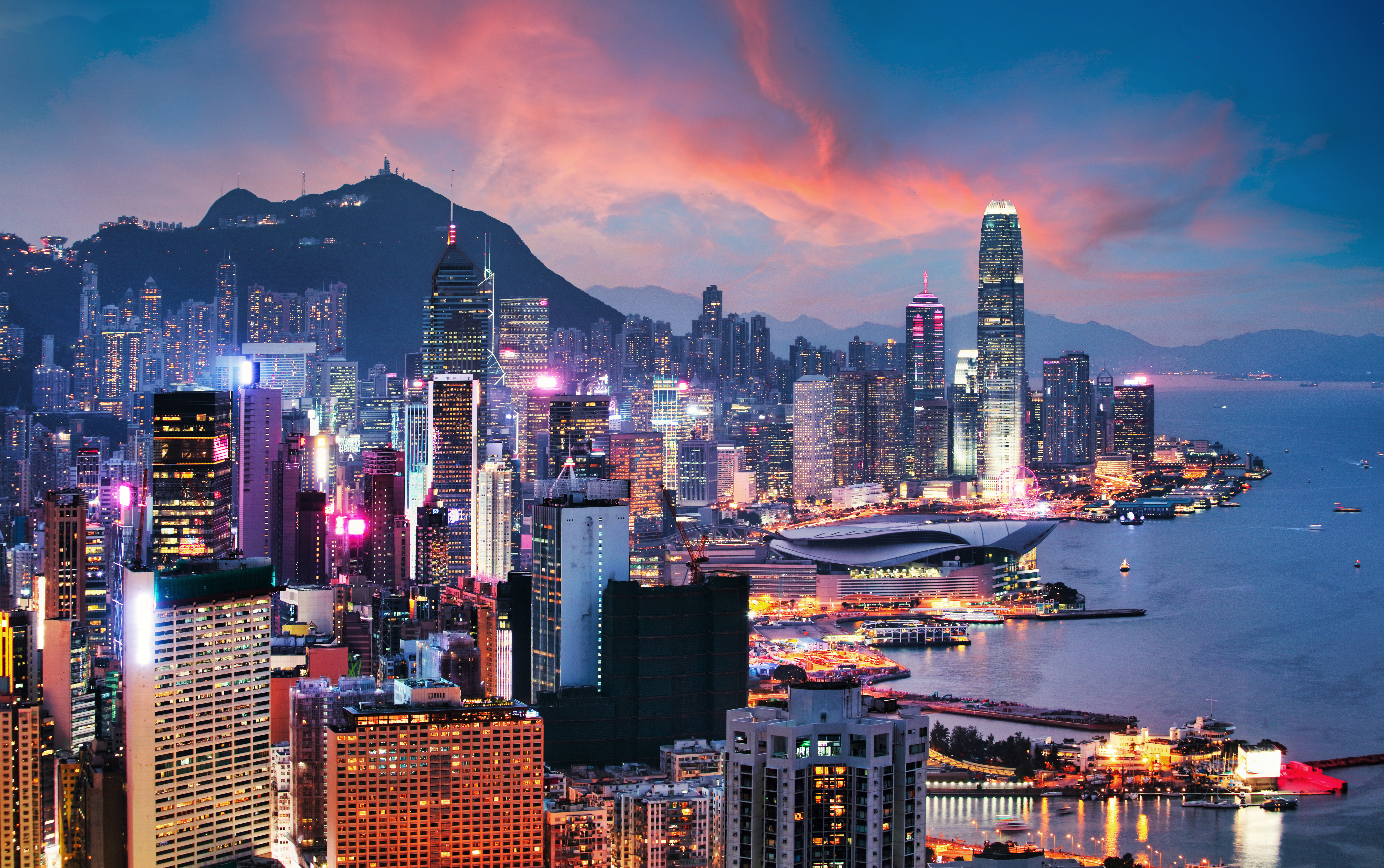 Hong Kong Skyline at Night