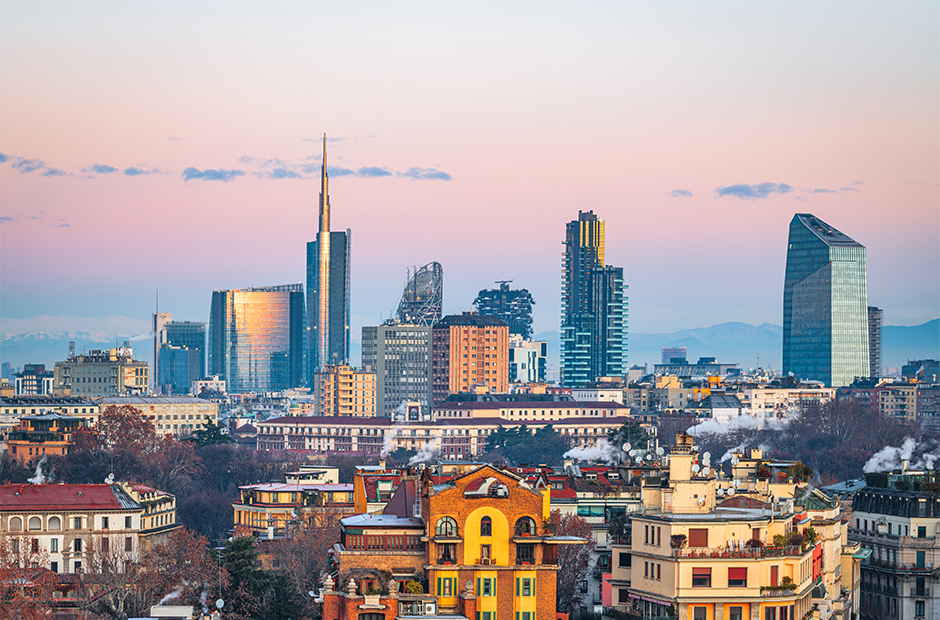 Milan Italy Skyline