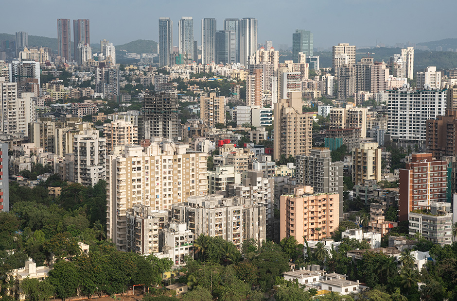 Areial Image of the Mumbai Skyline