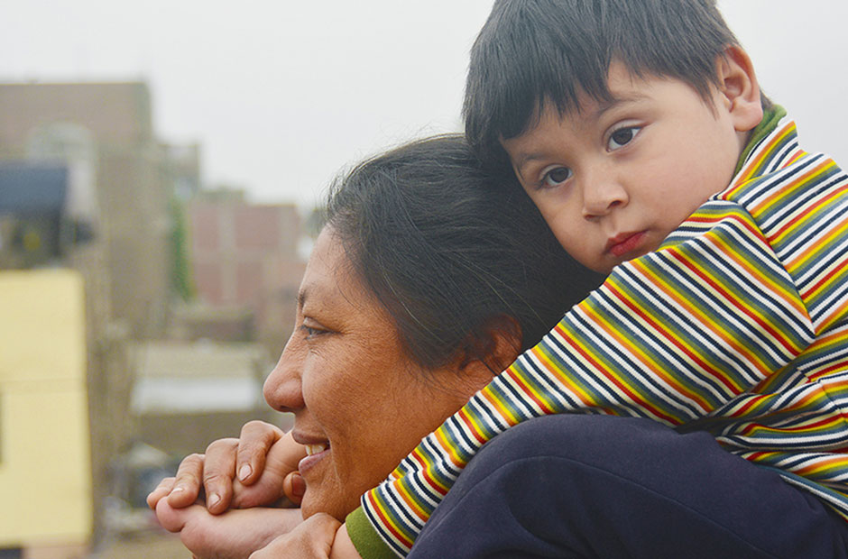 Image of a mother and child