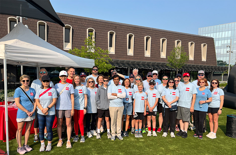 RGA employees at the Heart Walk event