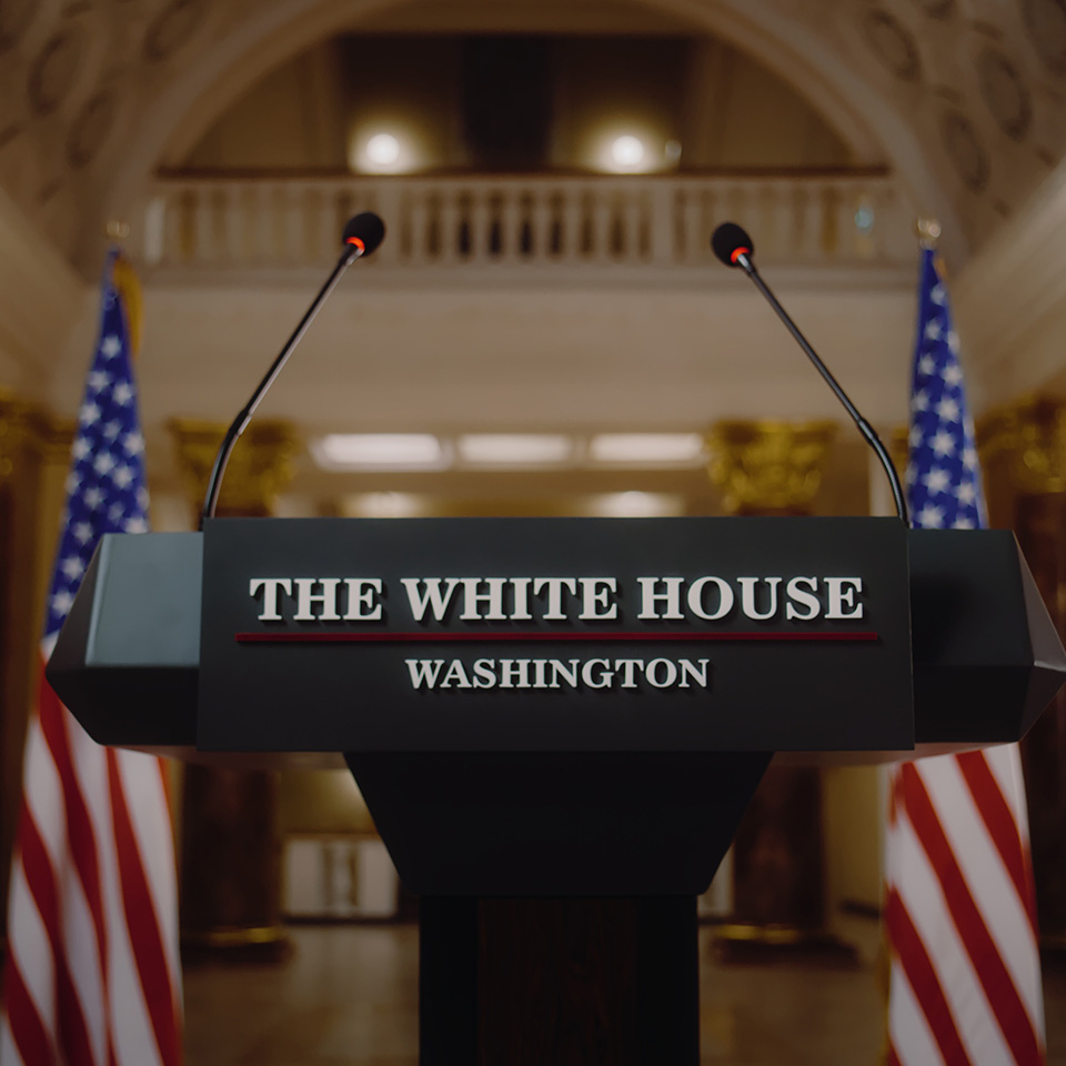 White House lectern