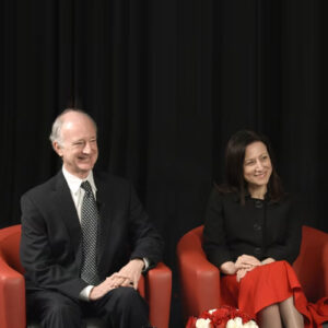 Townhall of Greig Woodring and Anna Manning in 2016